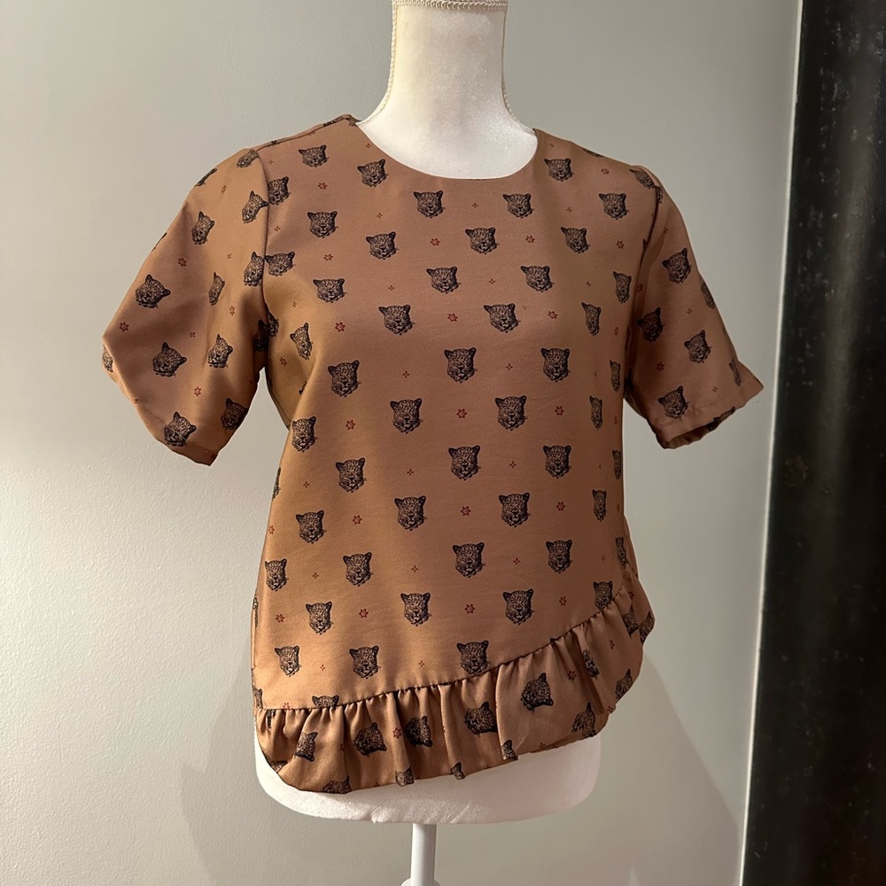 Scotch & Soda tiger print top, size small